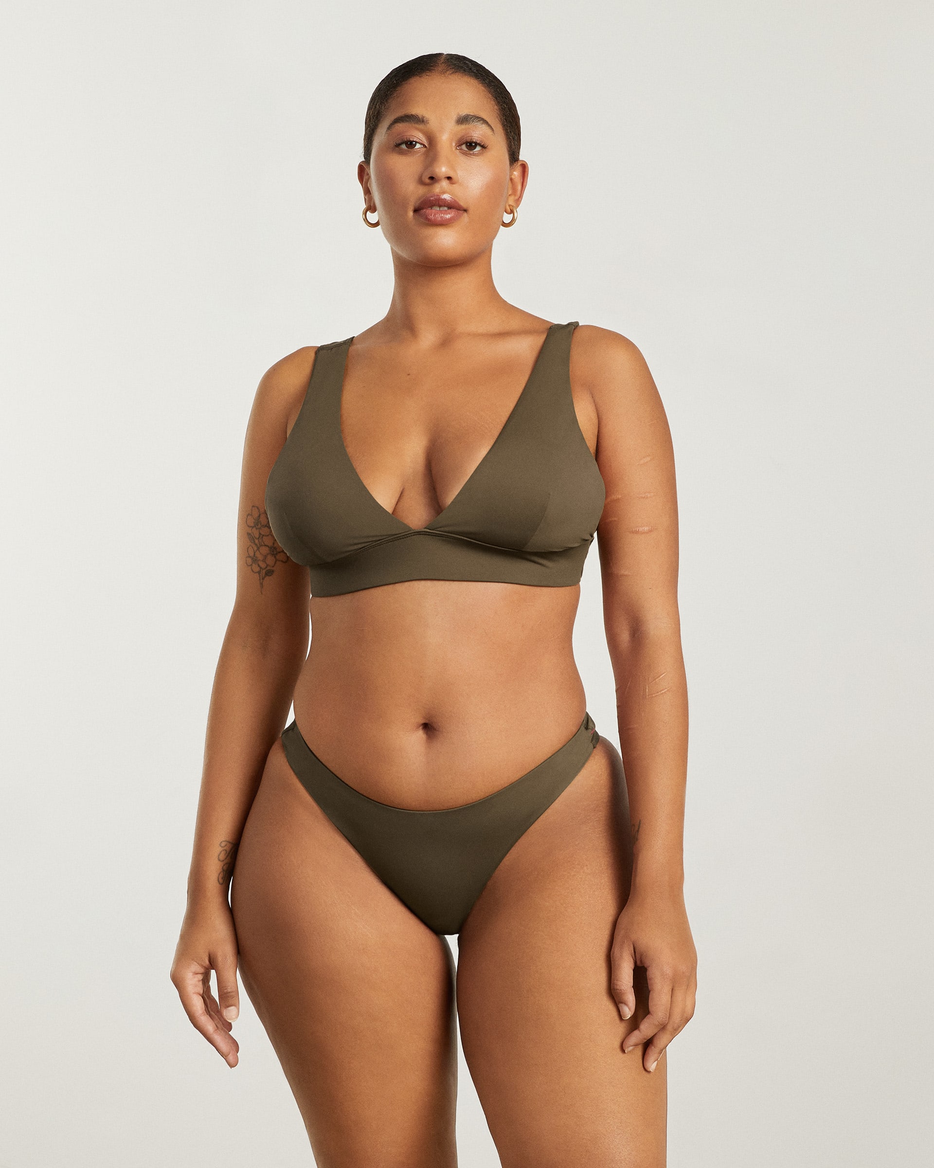 The Triangle Bikini Top Beech Everlane