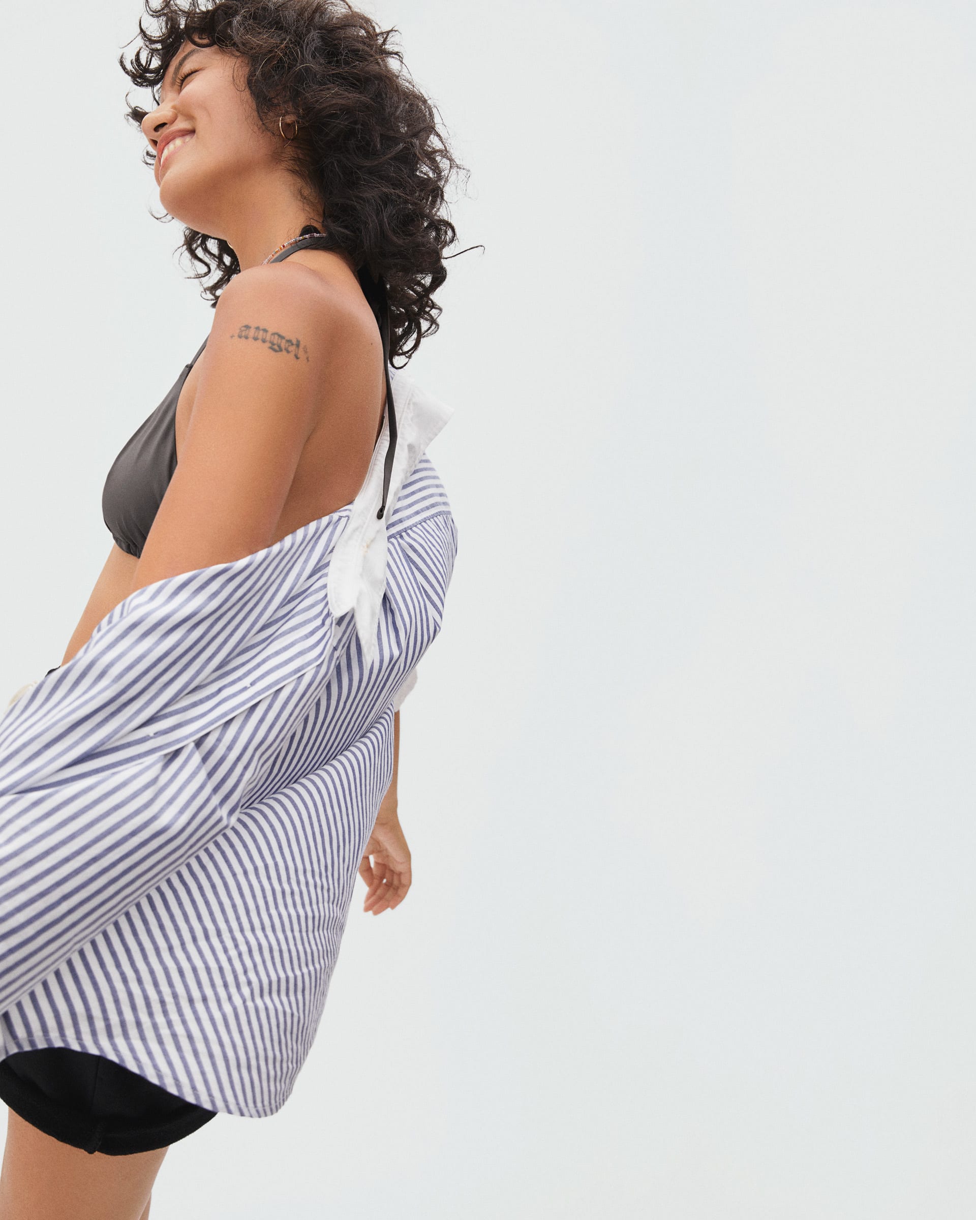 The String Bikini Top Mink Everlane