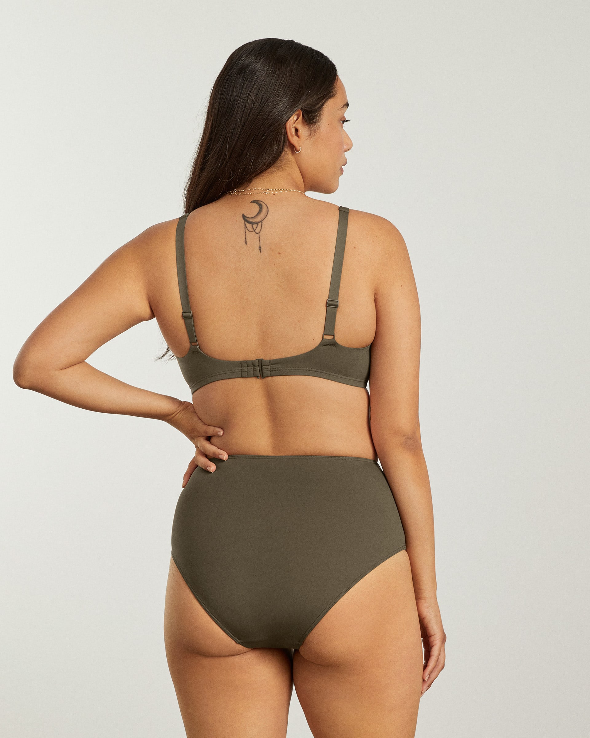 The Square Neck Bikini Top Beech Everlane