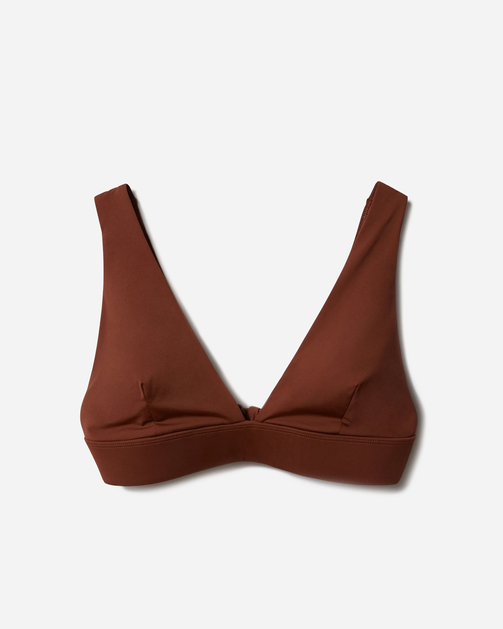 The Triangle Bikini Top Rosewood Everlane