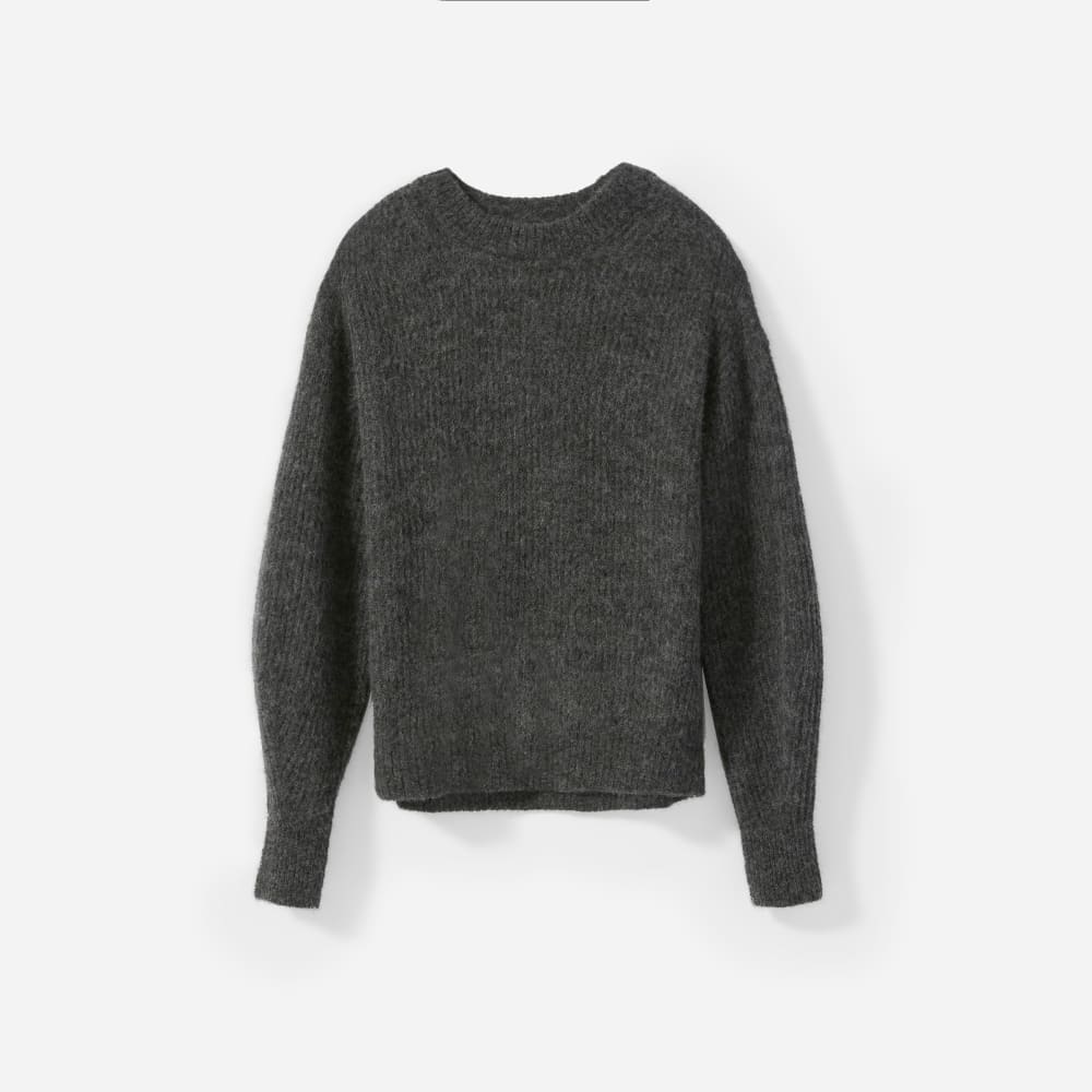 everlane oversized alpaca crew