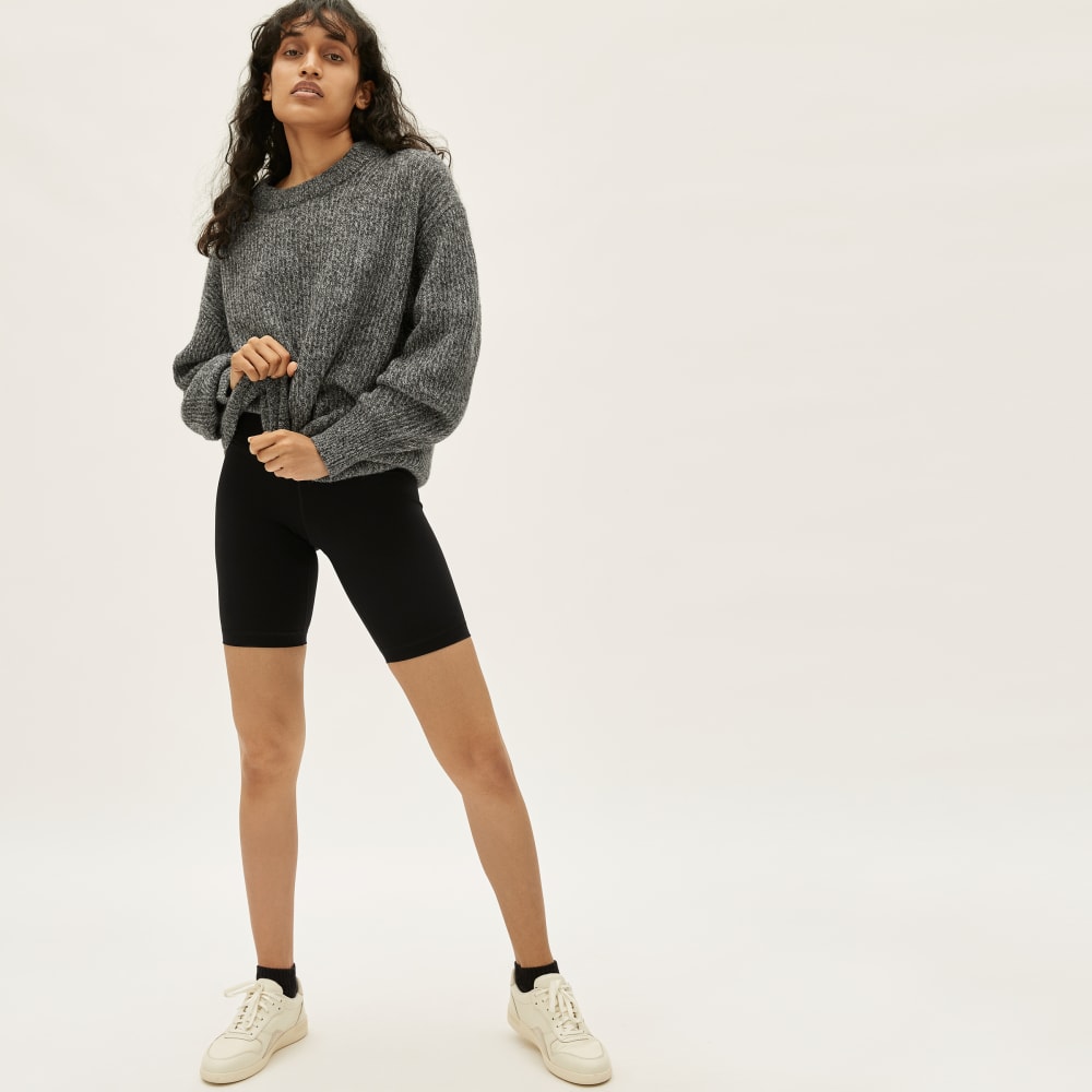 everlane oversized alpaca crew
