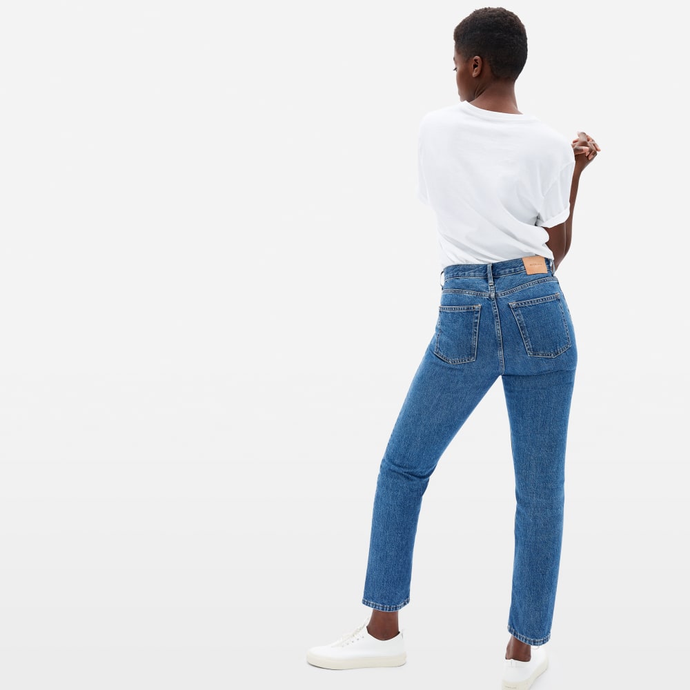 Women size L Blue Nineties Style 90s jean Jeans Pants Women jeans vtg
