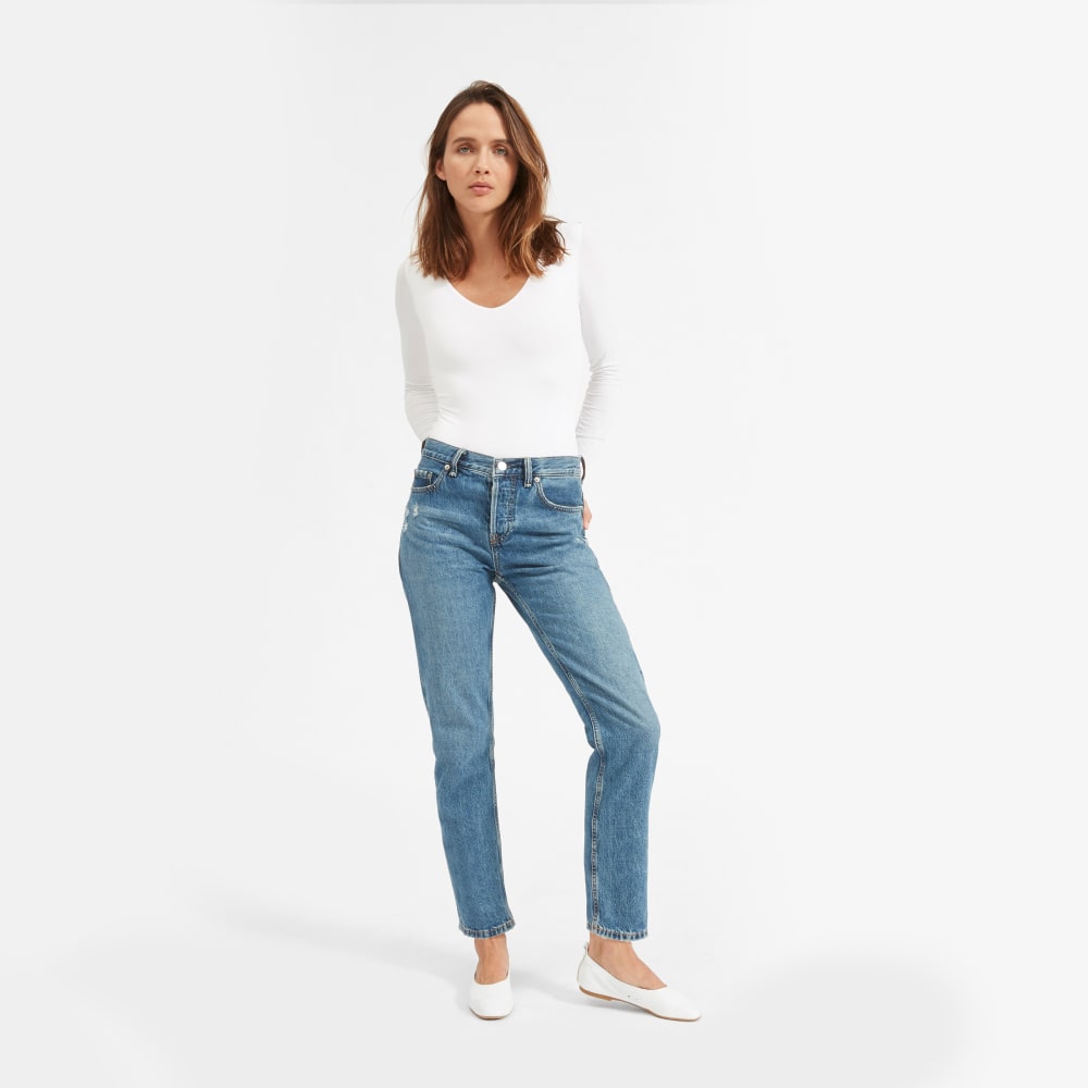 The Long Sleeve V Neck Bodysuit Everlane