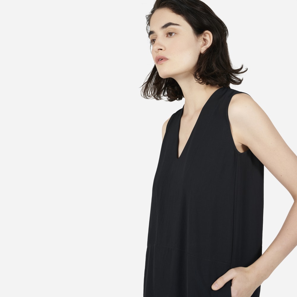 The Japanese Goweave Sleeveless V Neck Dress Everlane