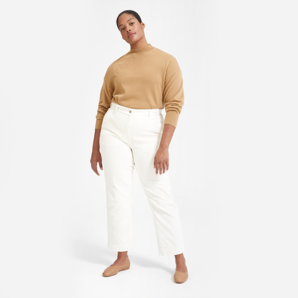 The Cashmere Crop Mockneck Everlane