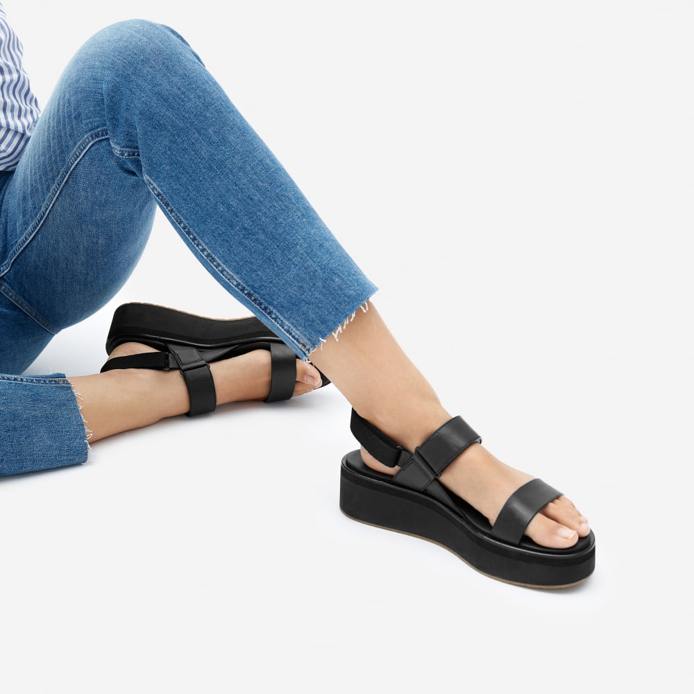 The Leather Platform Sandal – Everlane