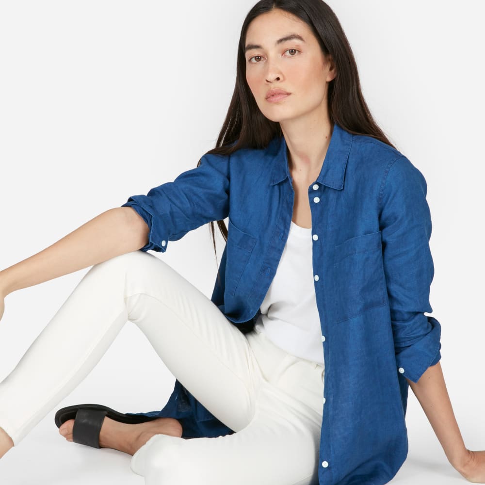 everlane linen dress