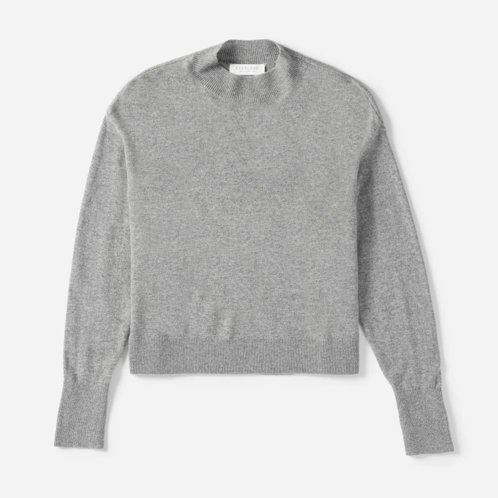 The Cashmere Crop Mockneck – Everlane The Cashmere Crop Mockneck – Everlane