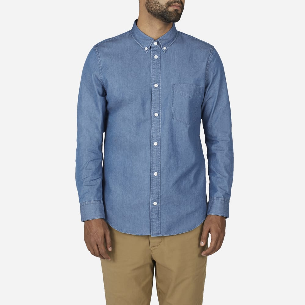 everlane denim shirt