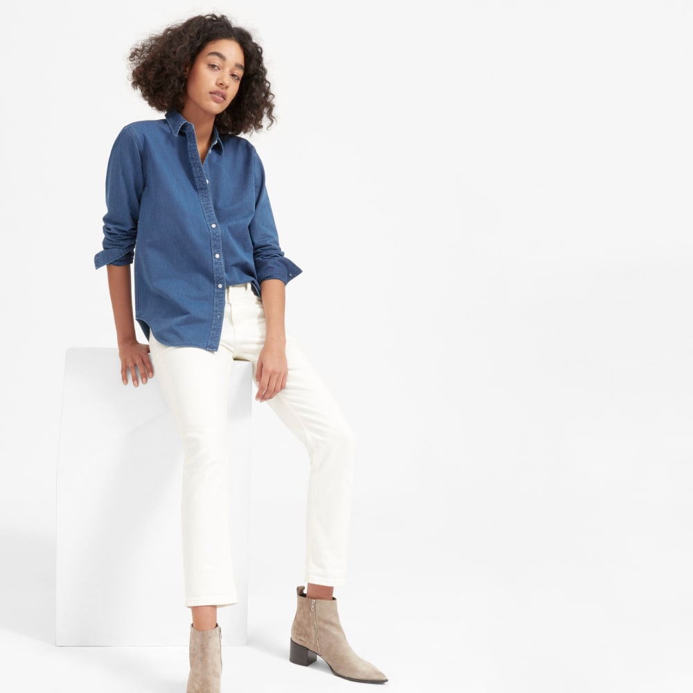 everlane denim shirt