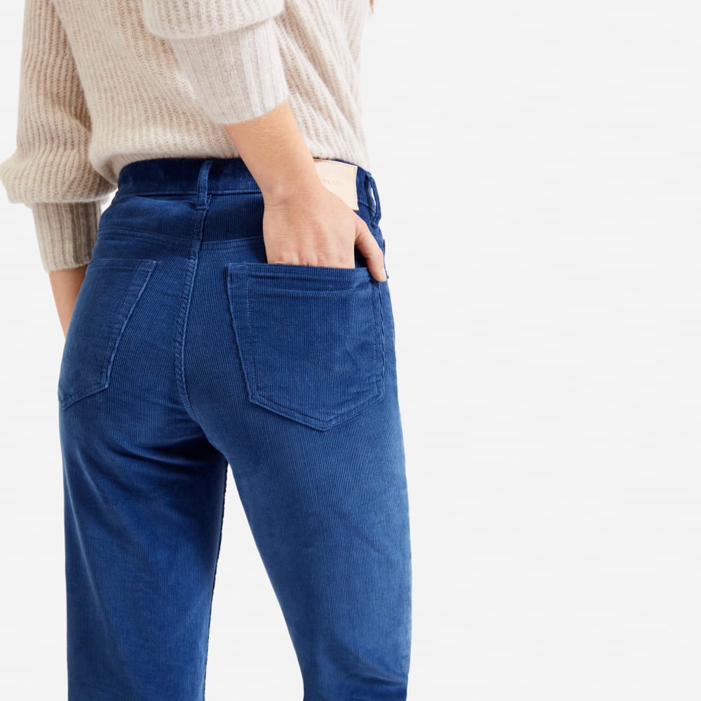 blue corduroy jeans