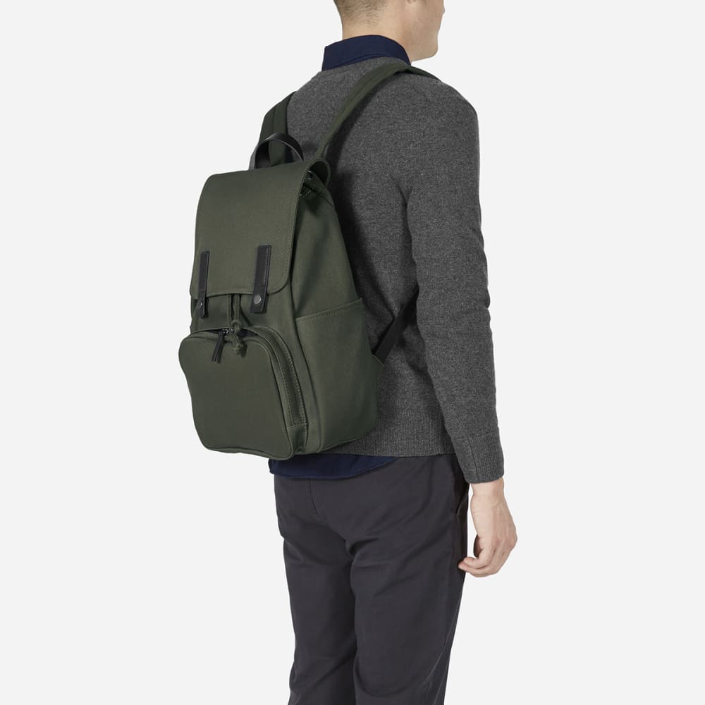 Modern snap backpack top