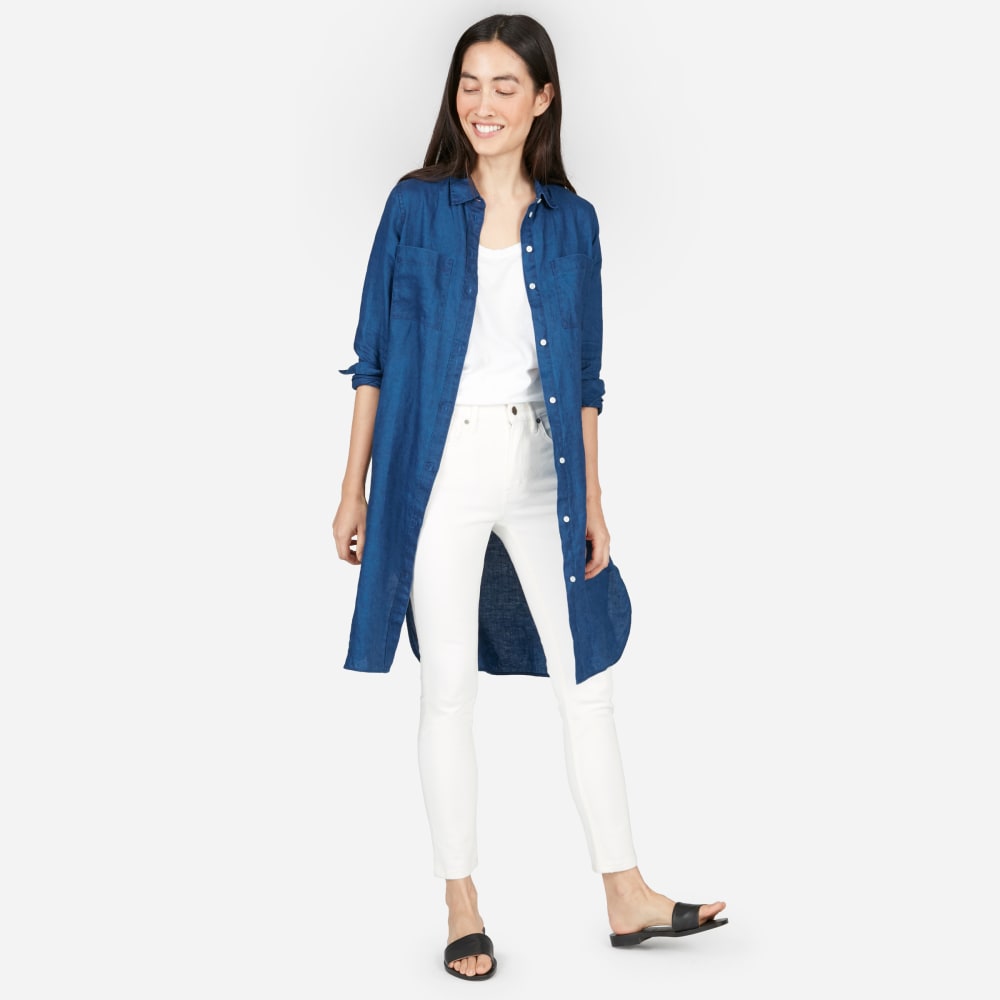 everlane linen dress