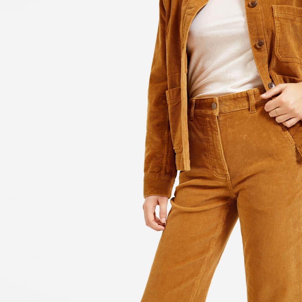 gold corduroy pants