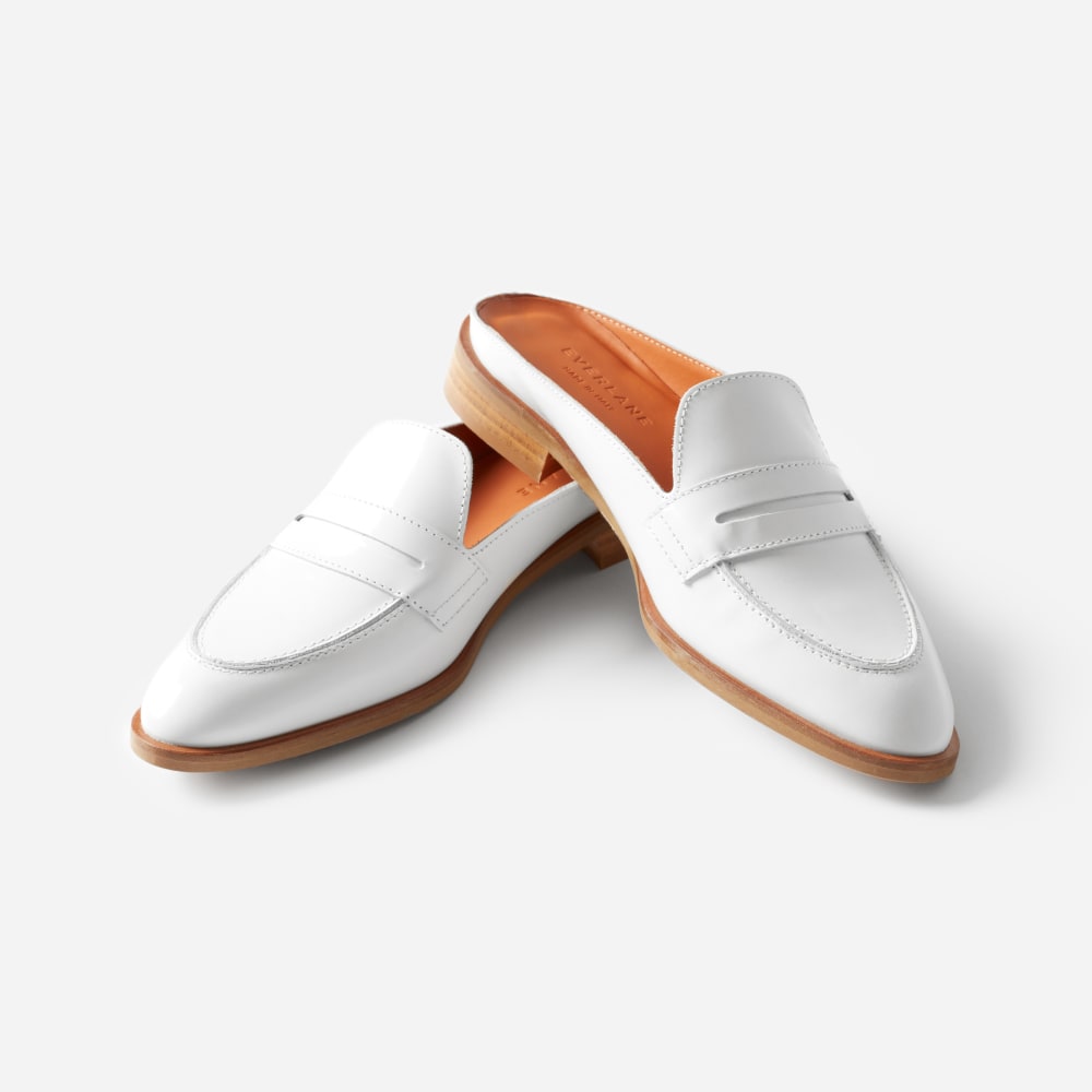 everlane penny loafer mule