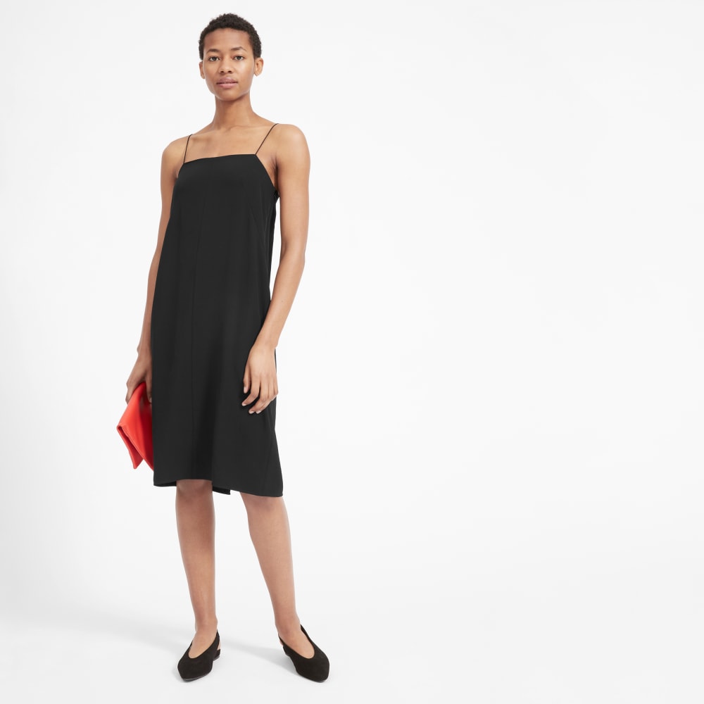 everlane japanese goweave slip dress