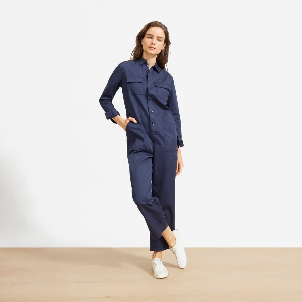 everlane modern utility jumpsuit