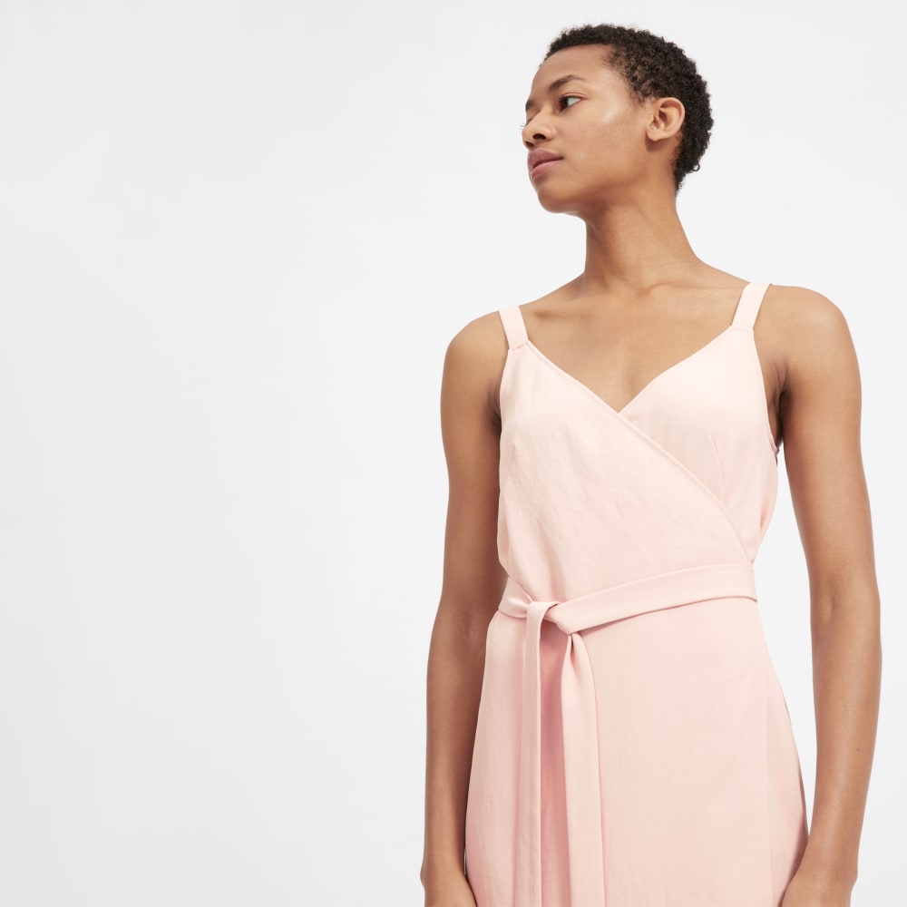 the japanese goweave tank mini wrap dress