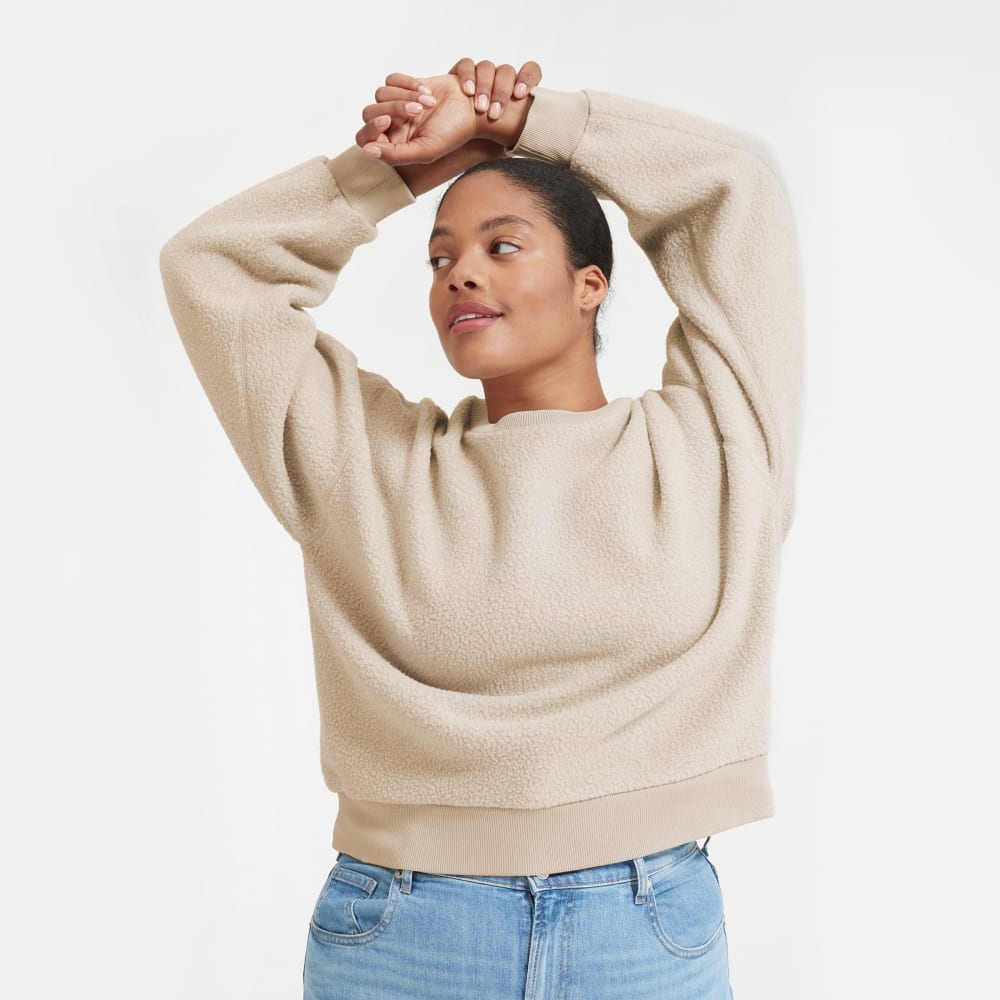 Renew fleece sweatshirt top