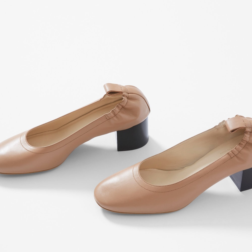 everlane day heel pecan