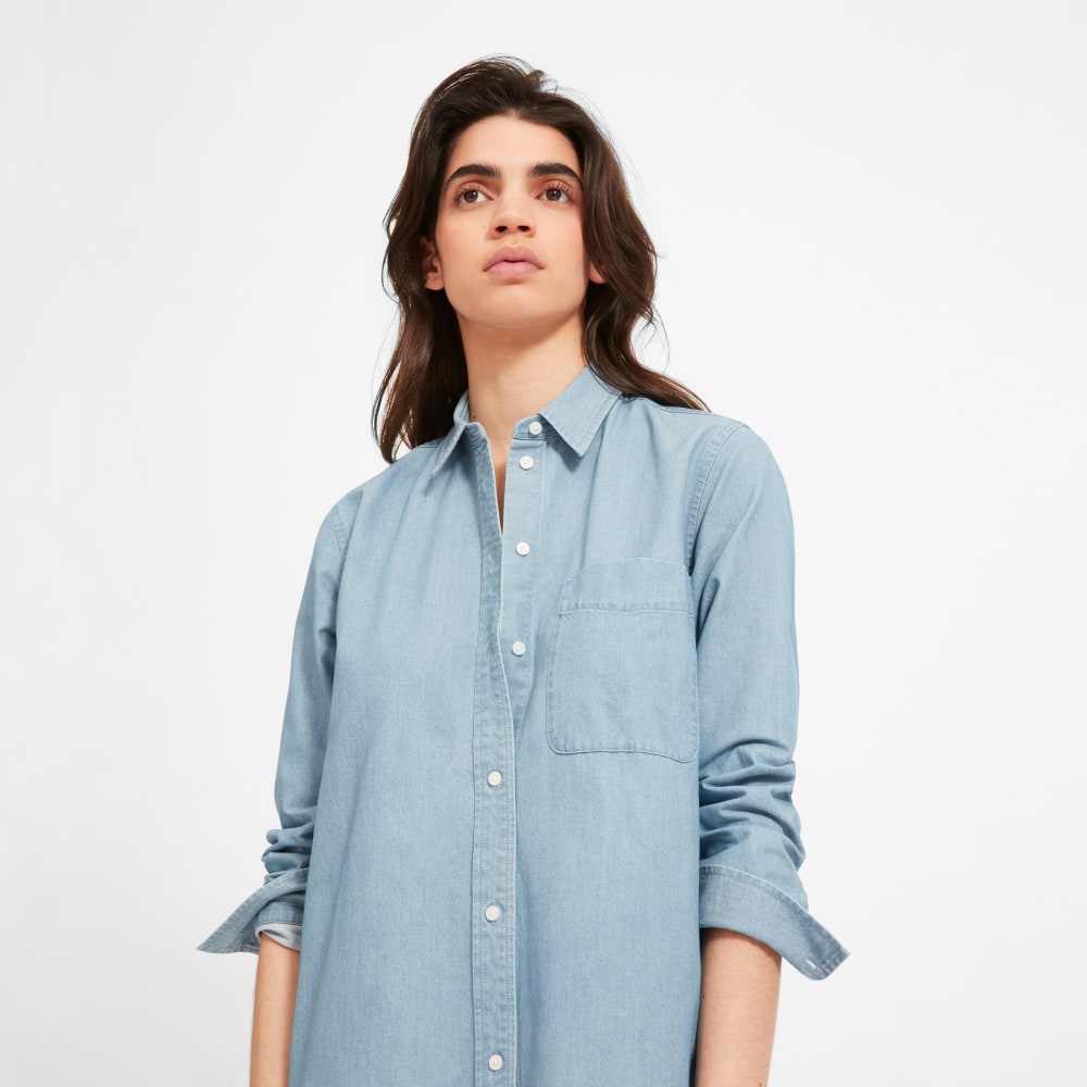 ellezarra denim shirt dress