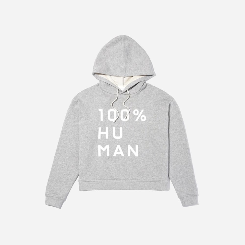 black white human hoodie
