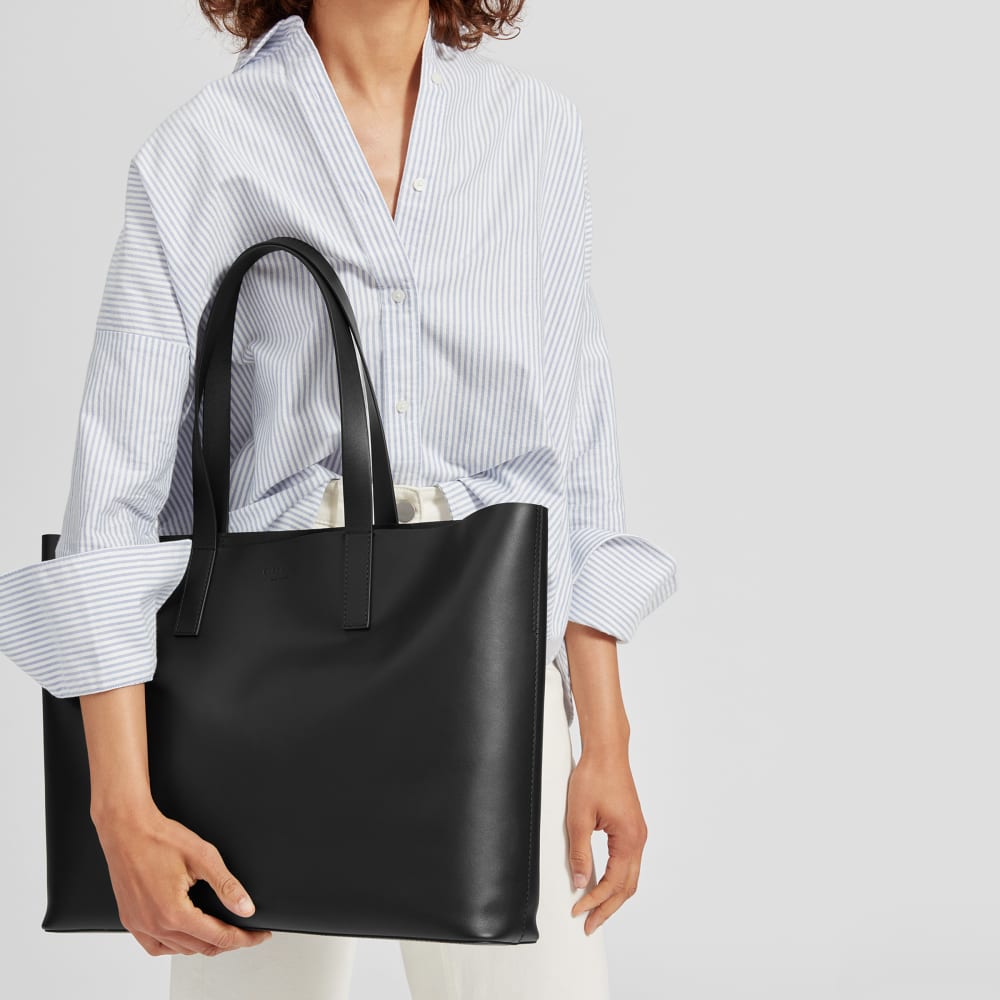 everlane day market tote cognac