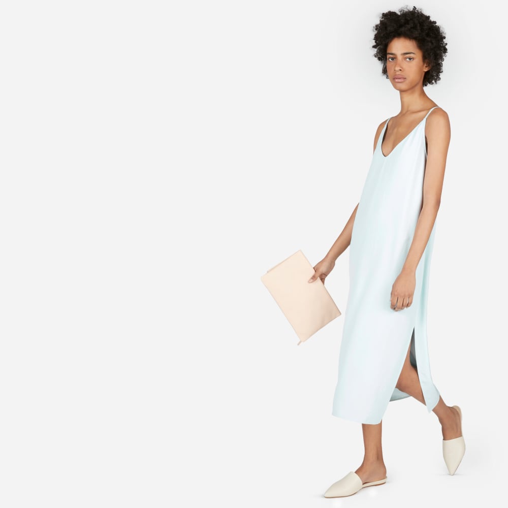 everlane japanese goweave slip dress