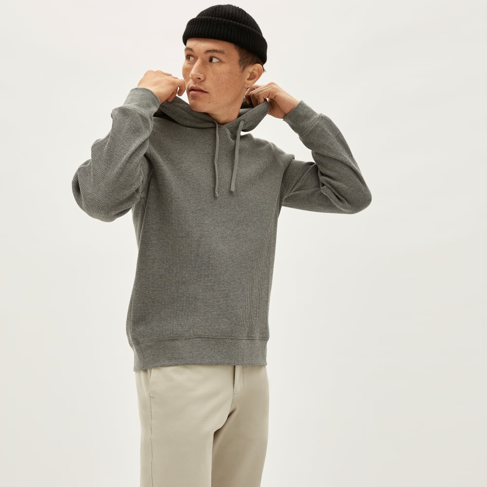 waffle weave hoodie