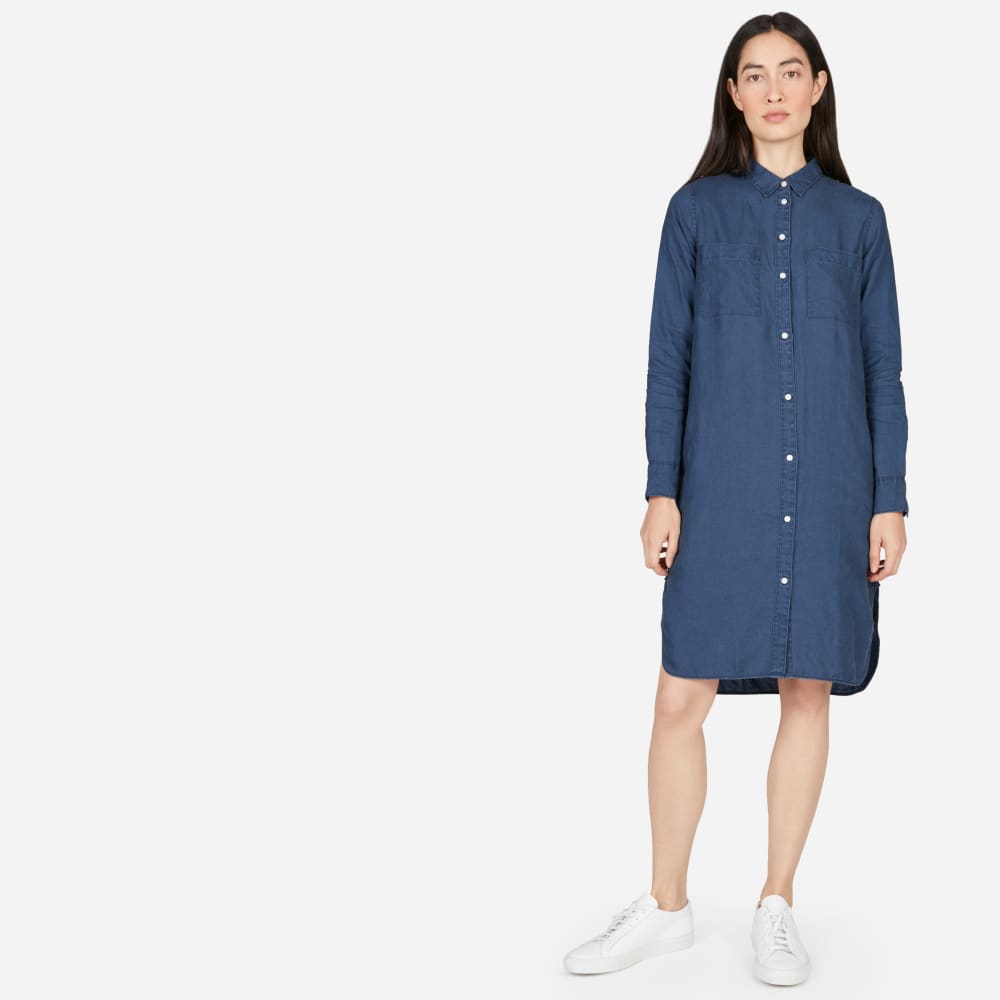 everlane linen dress