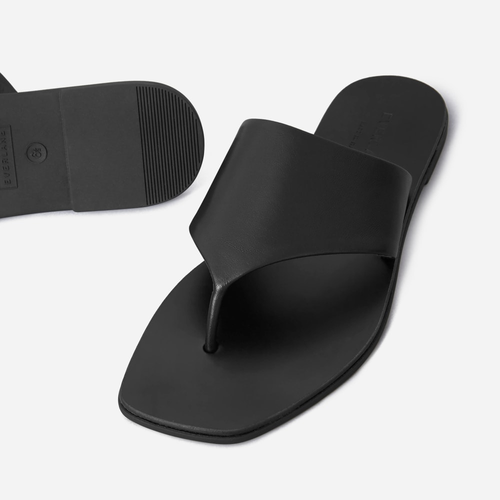 leather thong sandal