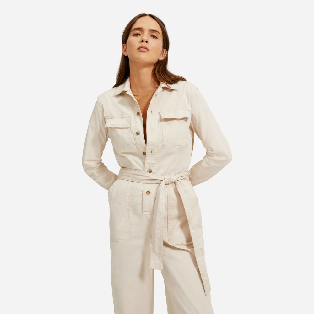 everlane modern utility jumpsuit