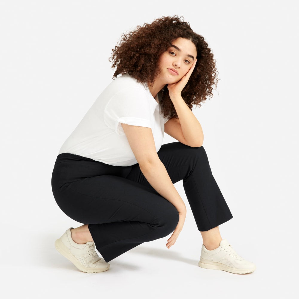 everlane kick crop work pant
