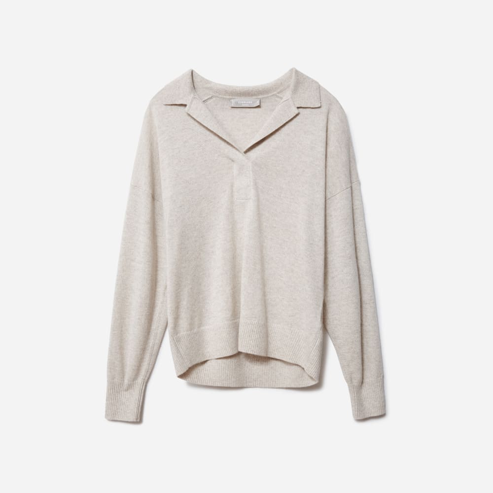 everlane cashmere polo