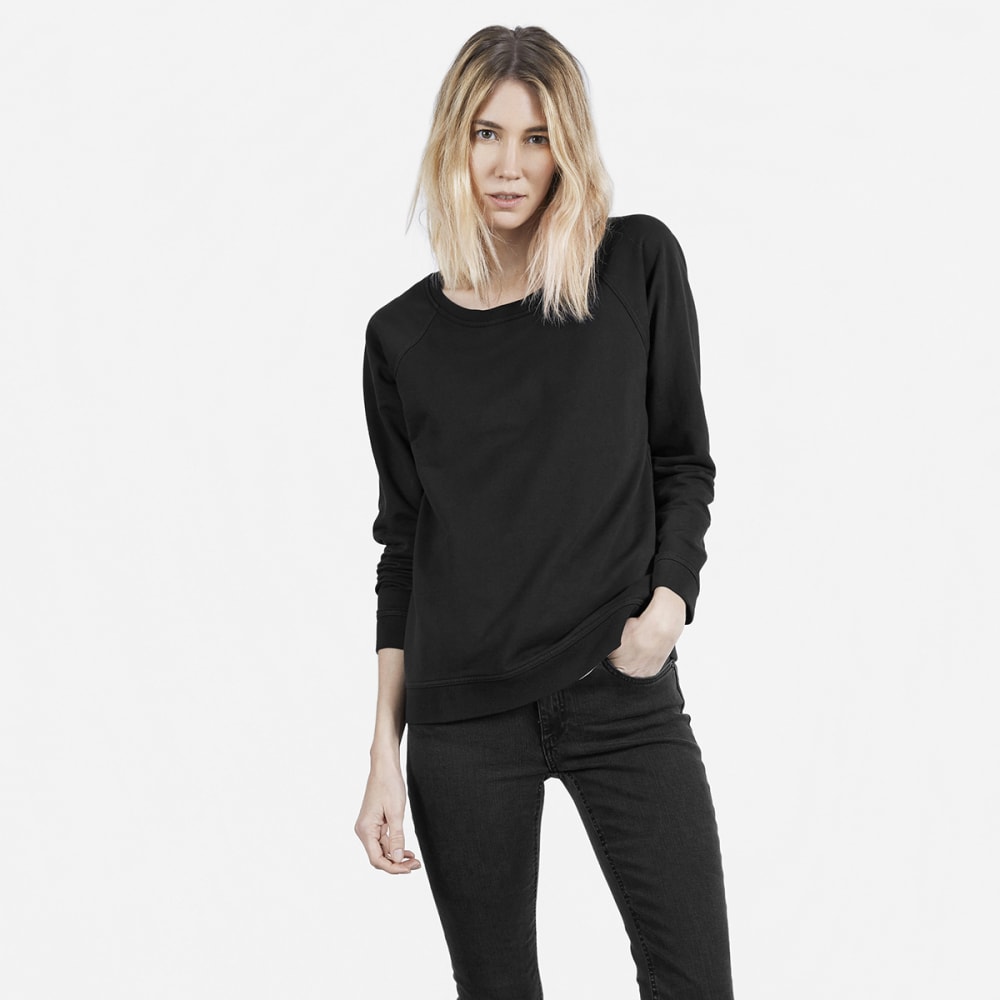 everlane crew neck sweatshirt