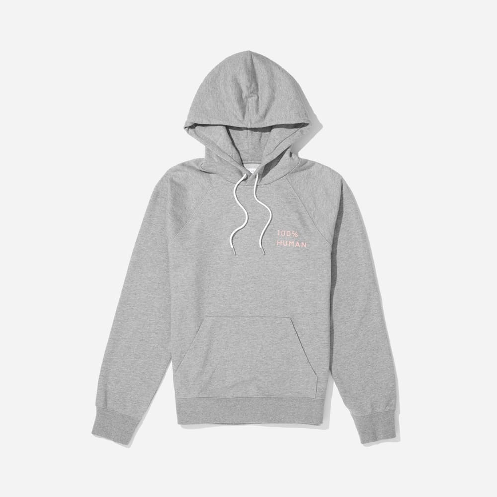 everlane 100 human hoodie