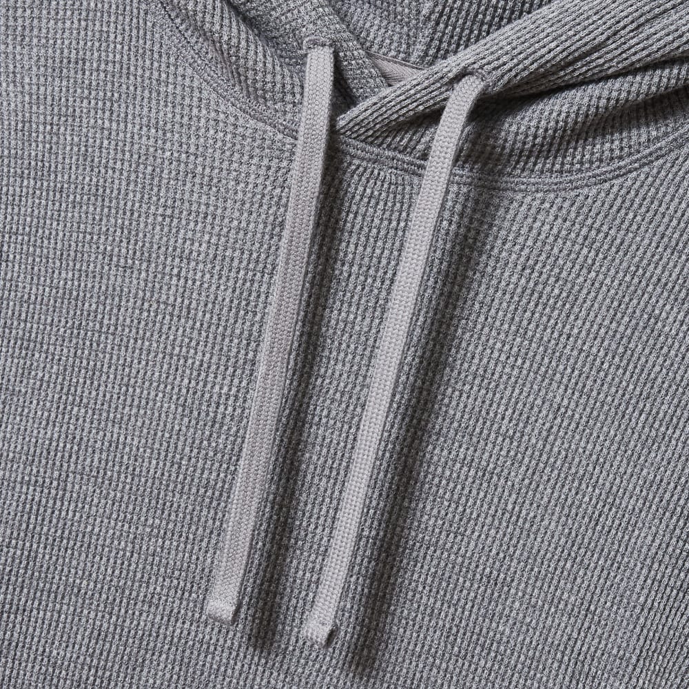 waffle weave hoodie