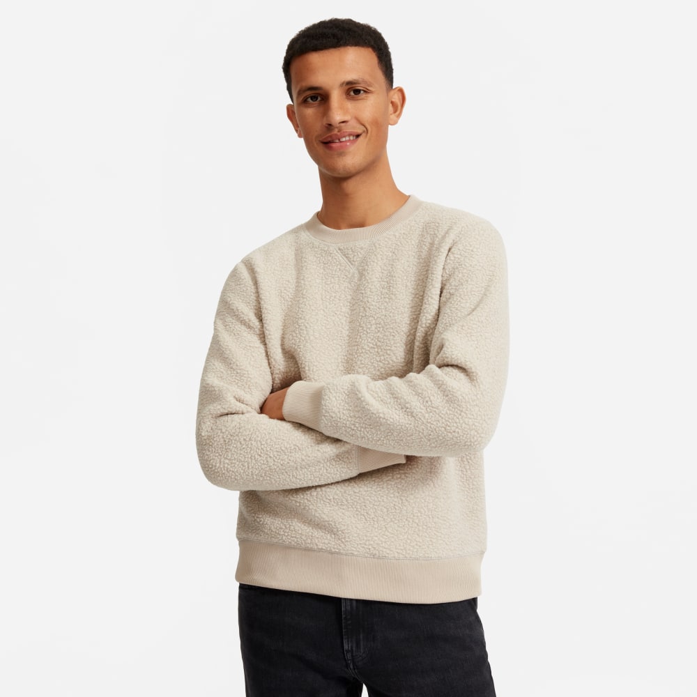 everlane fleece sweatshirt
