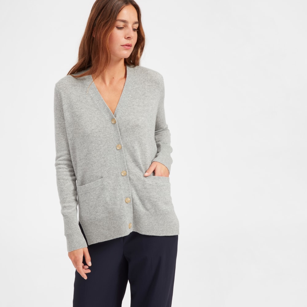 boyfriend cashmere cardigan