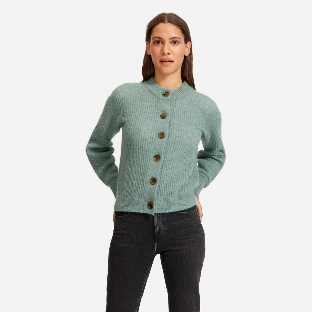 women's alpaca cardigan