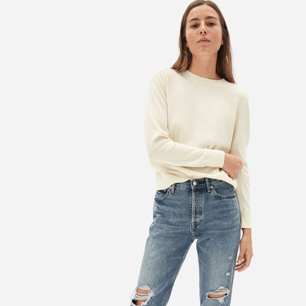 everlane crew neck sweatshirt