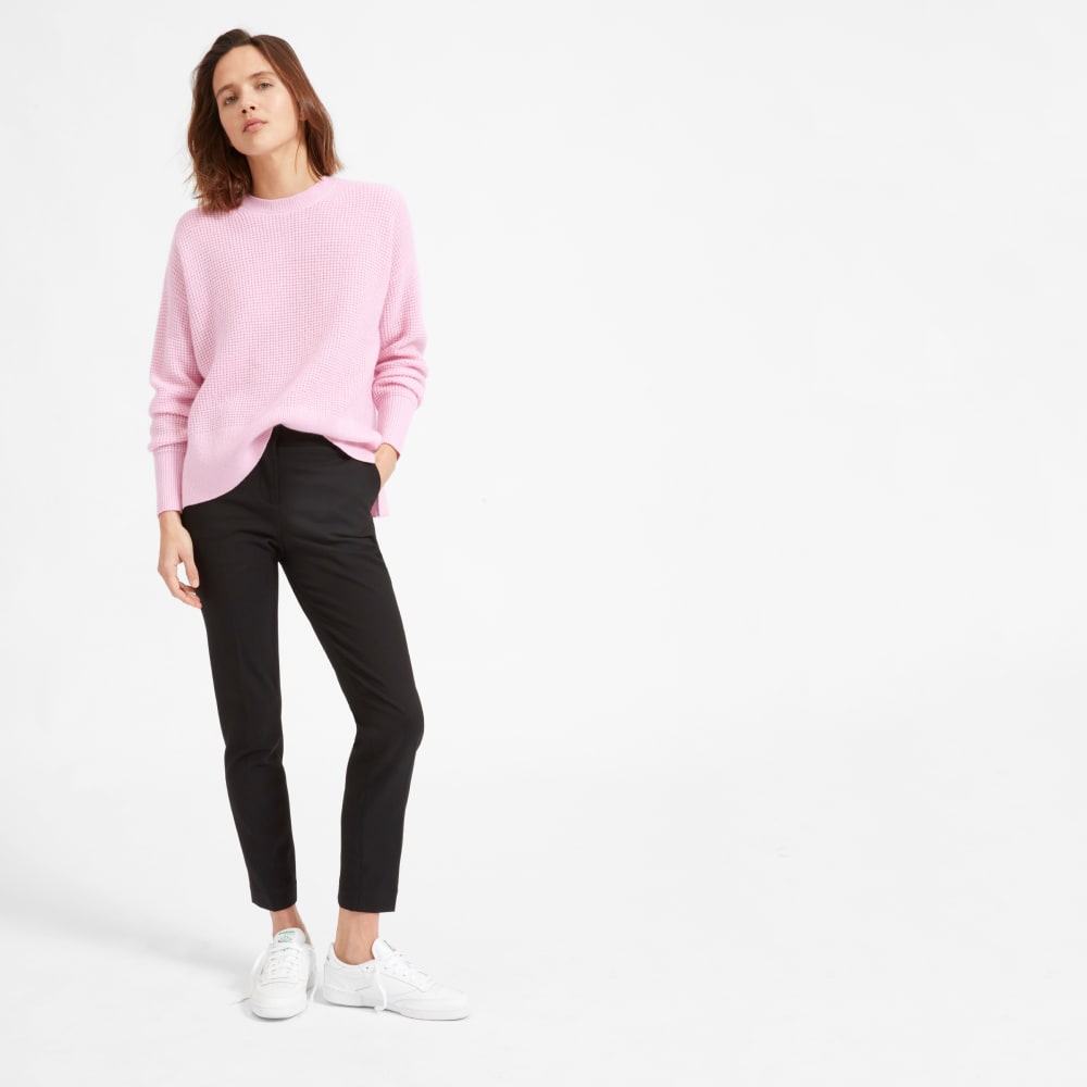 everlane waffle sweater