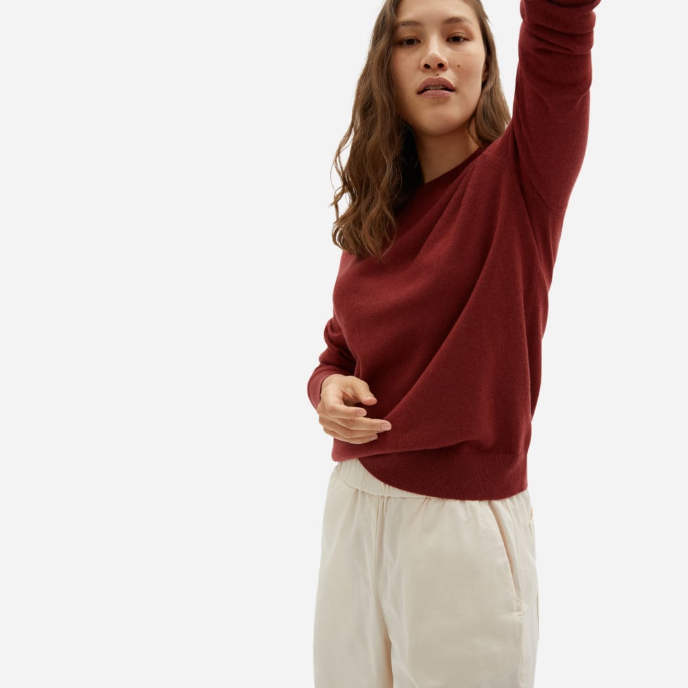 everlane cashmere sweatshirt