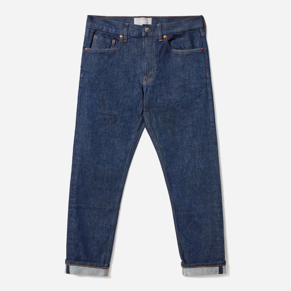 slim fit selvedge jeans