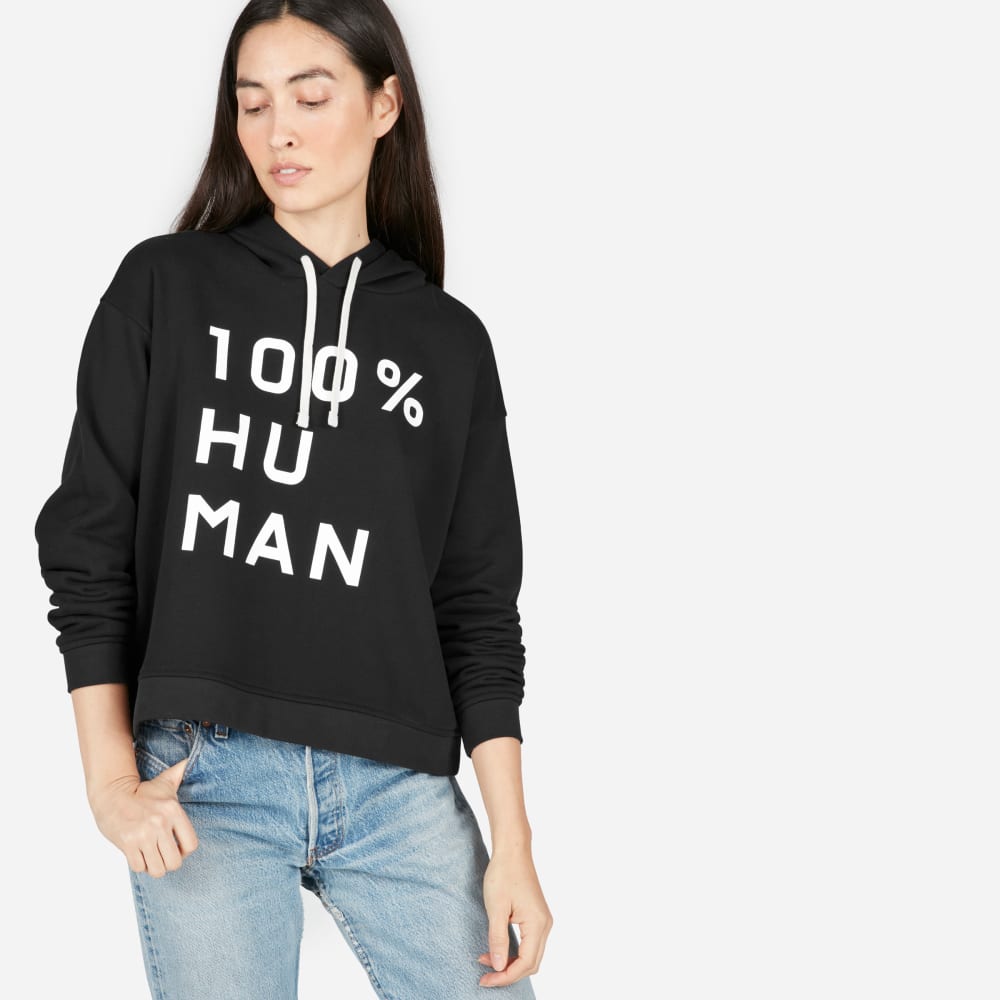 everlane 100 human sweatshirt
