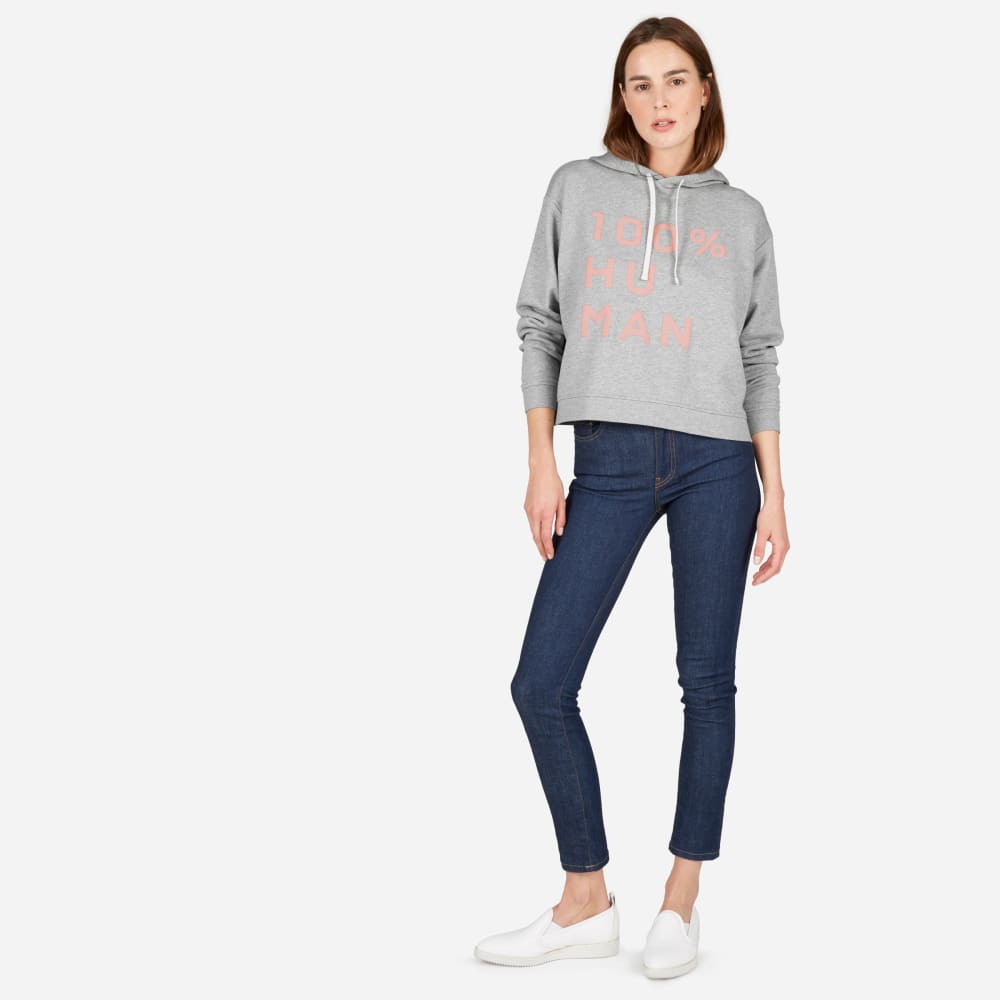 everlane 100 human hoodie