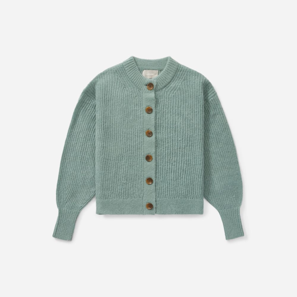 everlane crop cardigan