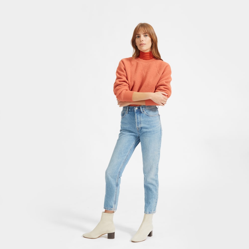 everlane fleece sweatshirt