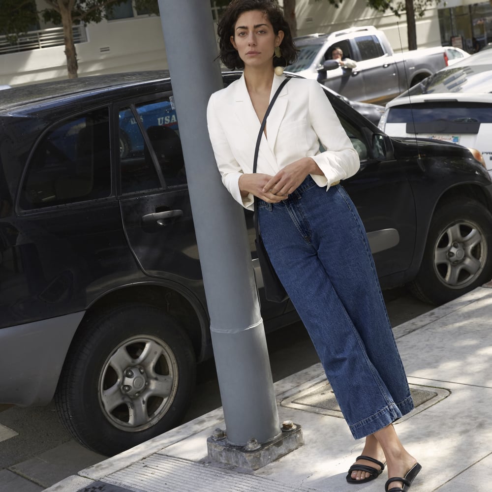 everlane wide leg denim